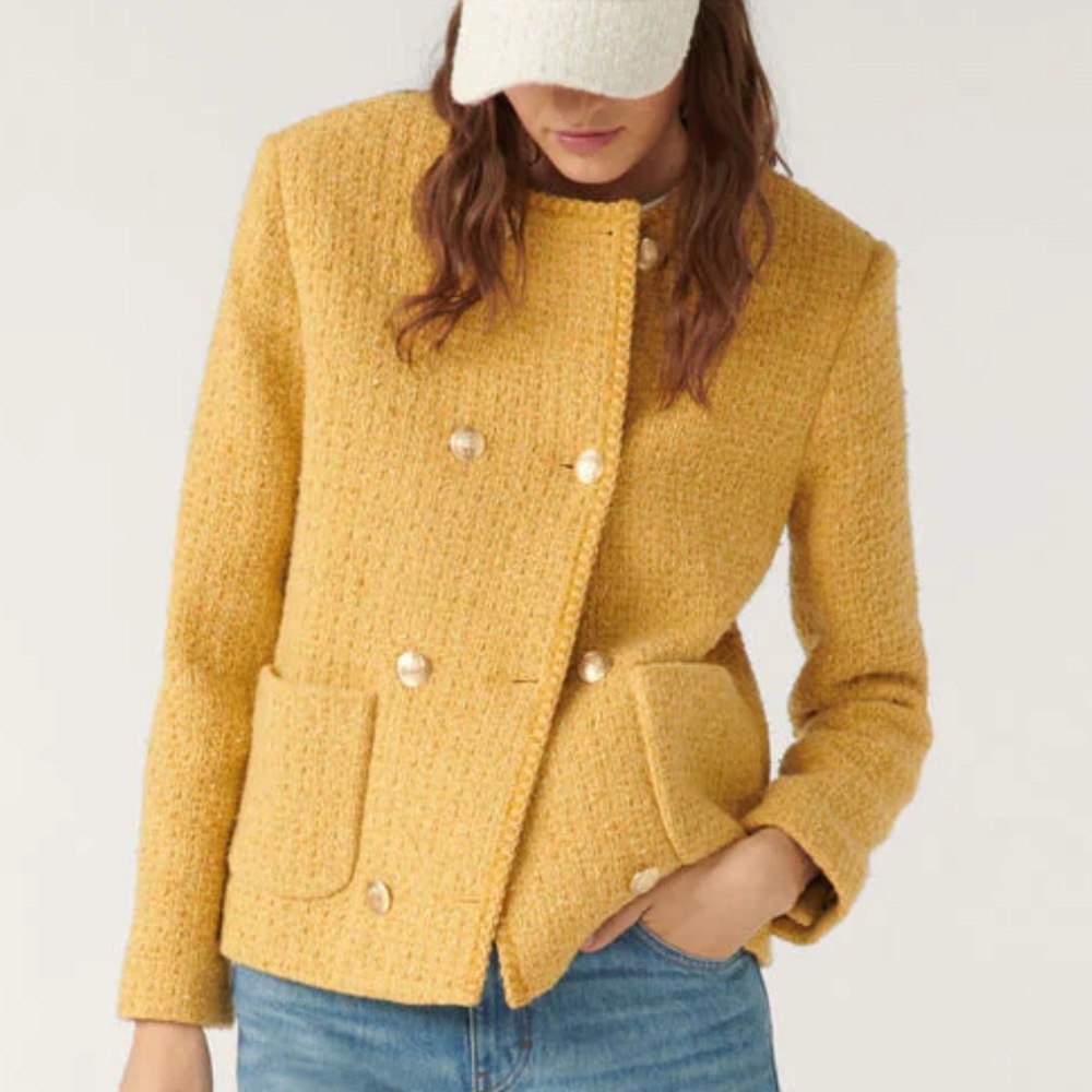 ba&sh Joe Blazer in Textured wool